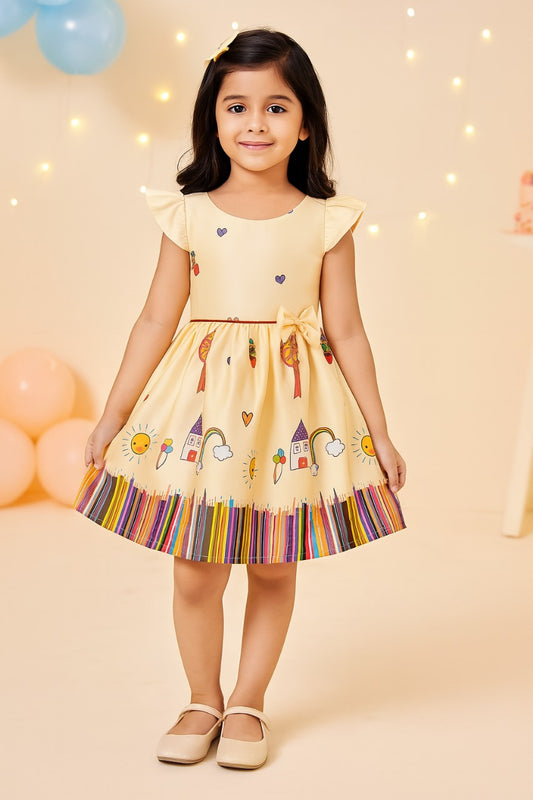 Baby Girls Graphic Print Dress