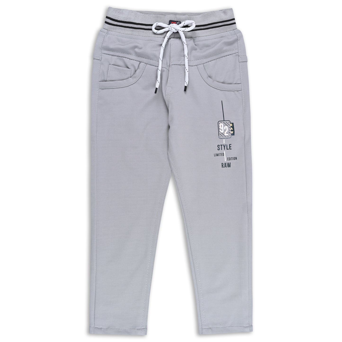 Boys Printed Elastic Casual Trouser