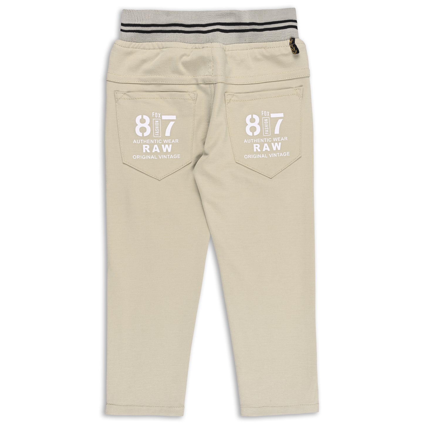 Boys Printed Elastic Casual Trouser