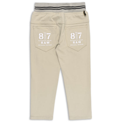 Boys Printed Elastic Casual Trouser