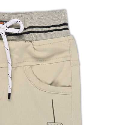 Boys Printed Elastic Casual Trouser