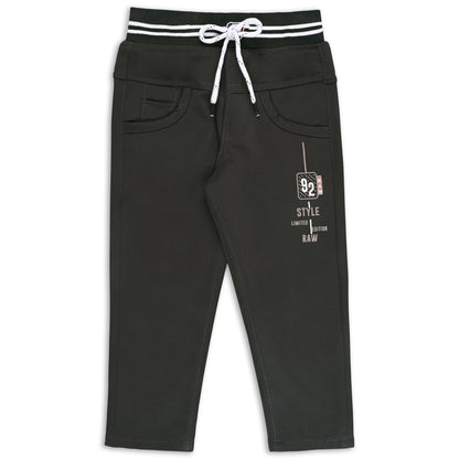 Boys Printed Elastic Casual Trouser