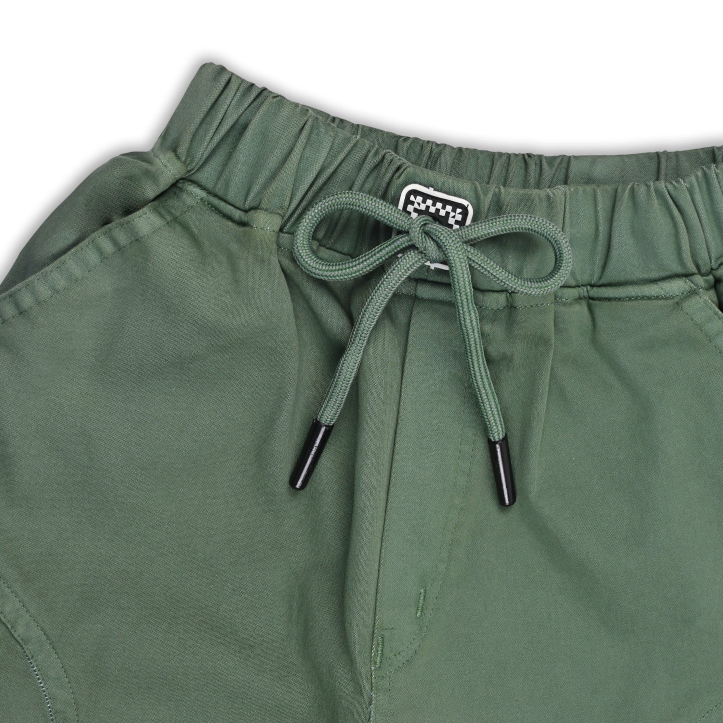 Boys Printed Elastic Cotton Cargo Trouser