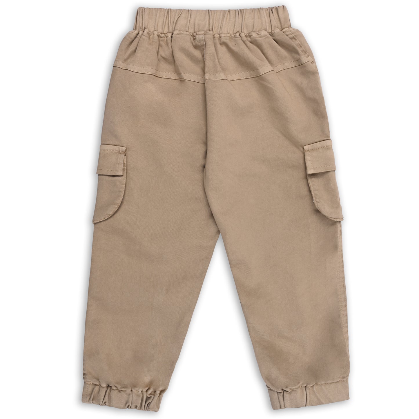 Boys Printed Elastic Cotton Cargo Trouser