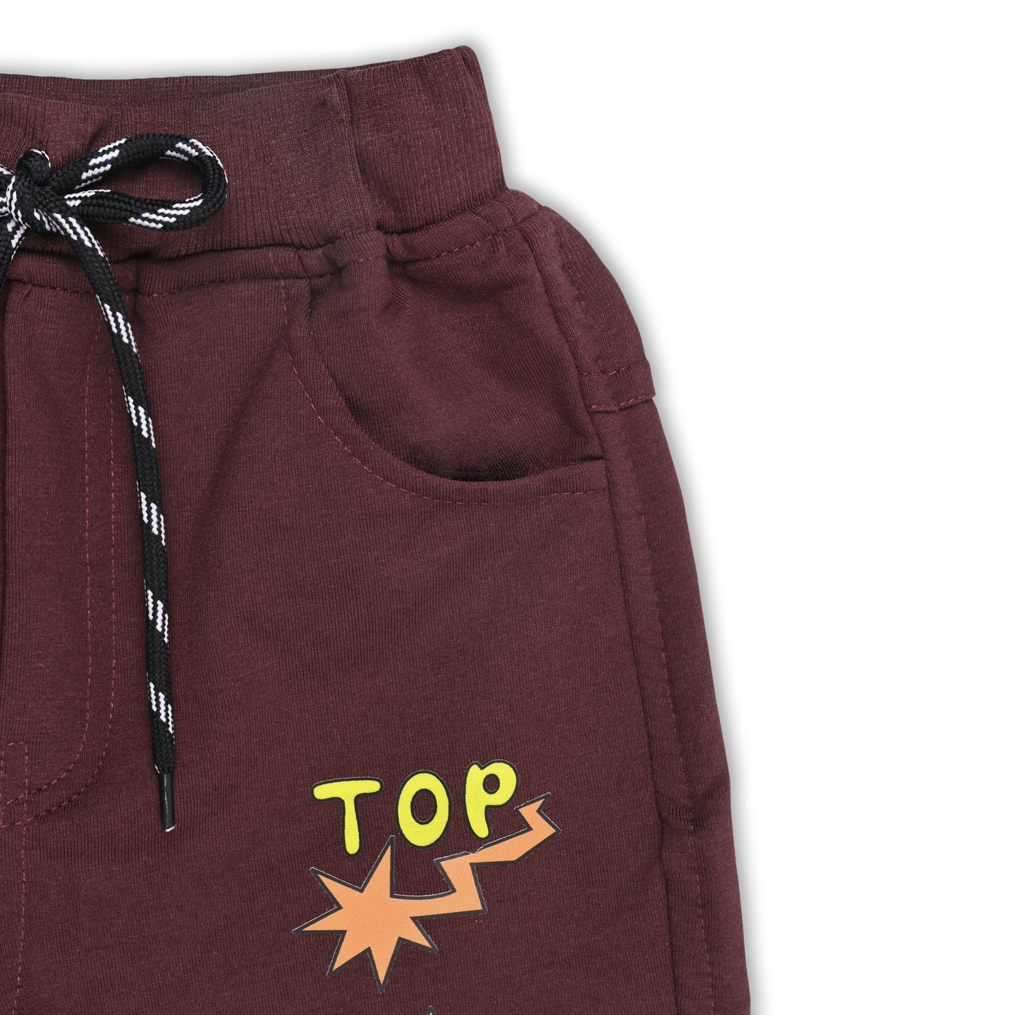 Boys Cartoon Print Elastic Cotton Casual Joggers