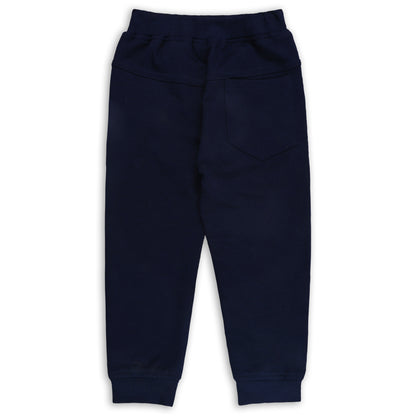 Boys Cartoon Print Elastic Cotton Casual Joggers