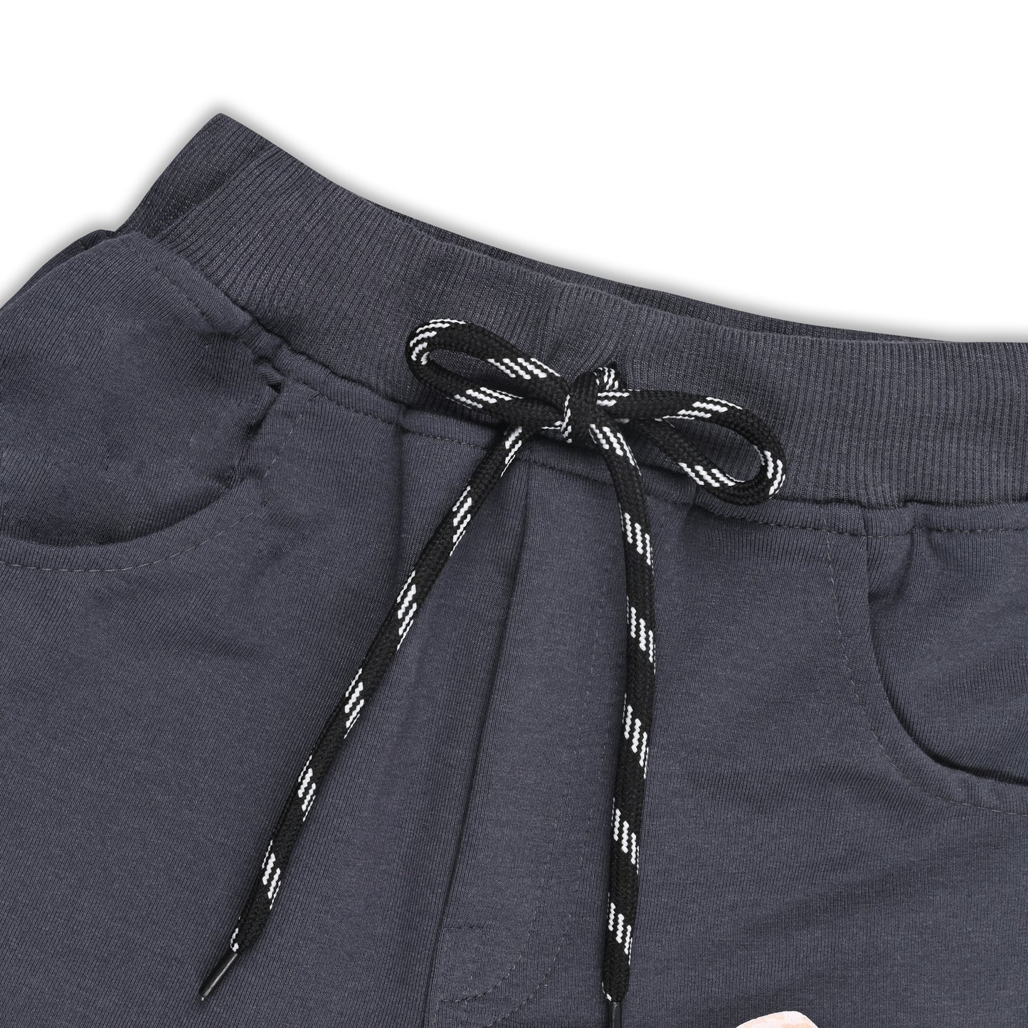 Boys Cartoon Print Elastic Cotton Casual Joggers