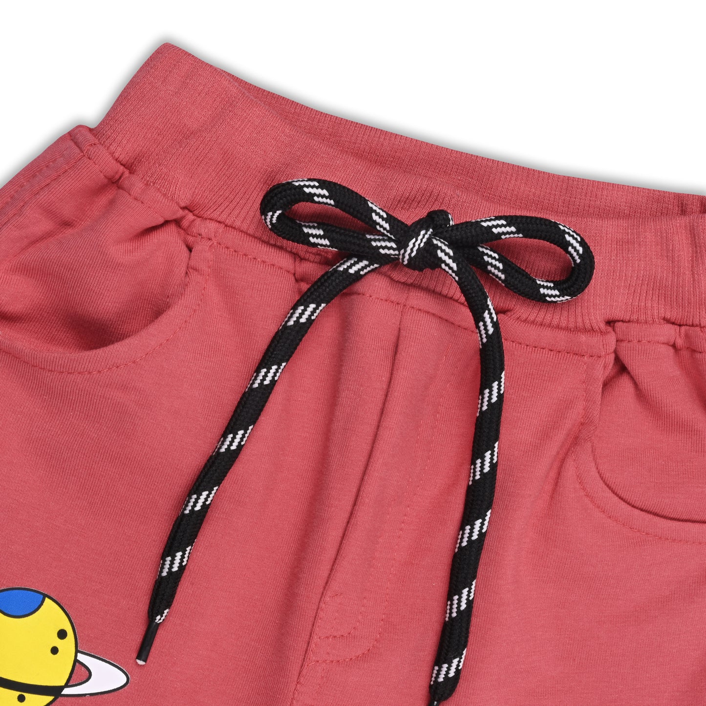 Boys Cartoon Print Elastic Cotton Casual Joggers