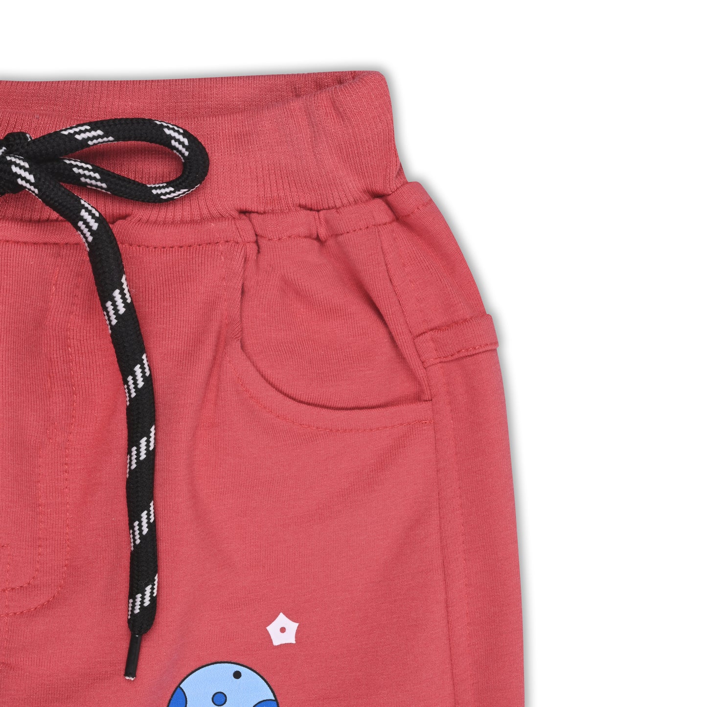 Boys Cartoon Print Elastic Cotton Casual Joggers