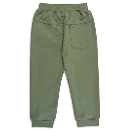 Boys Cartoon Print Elastic Cotton Casual Joggers