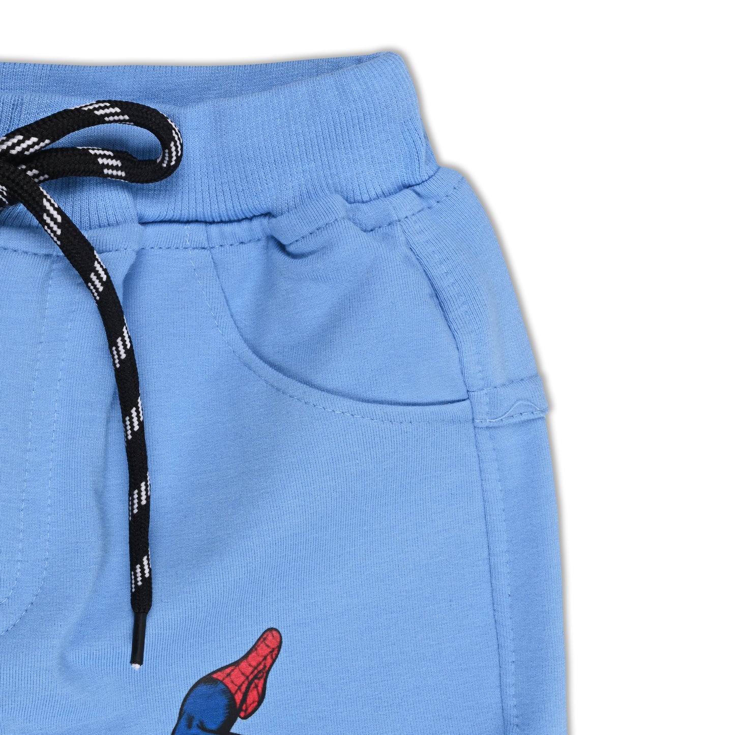 Boys Cartoon Print Elastic Cotton Casual Joggers