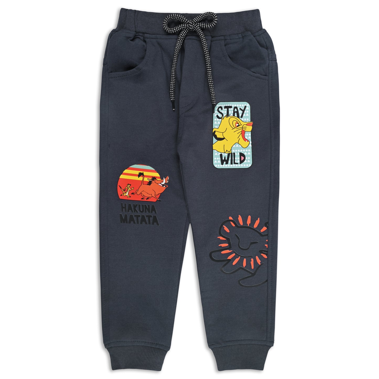 Boys Edgy Print Elastic Casual Jogger
