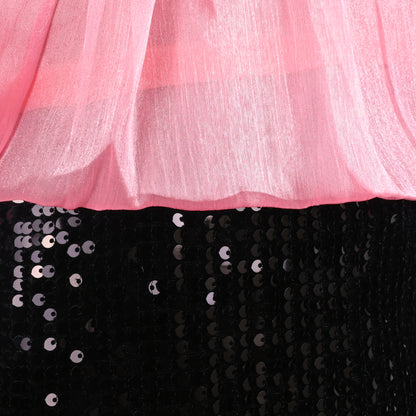 Girls Sequin Embellished Premium Party Dress
