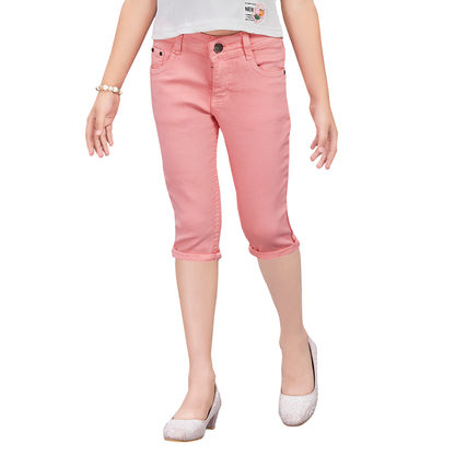 Girls Mid-Rise Summer Jeans