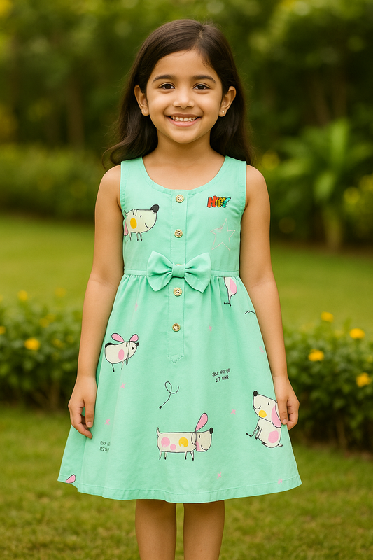 Baby Girls Midi/Knee Length Casual Dress