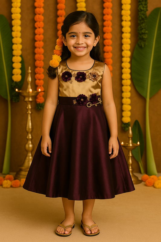 Wish Karo Baby Girls Frock Dress(fe2757mrn)
