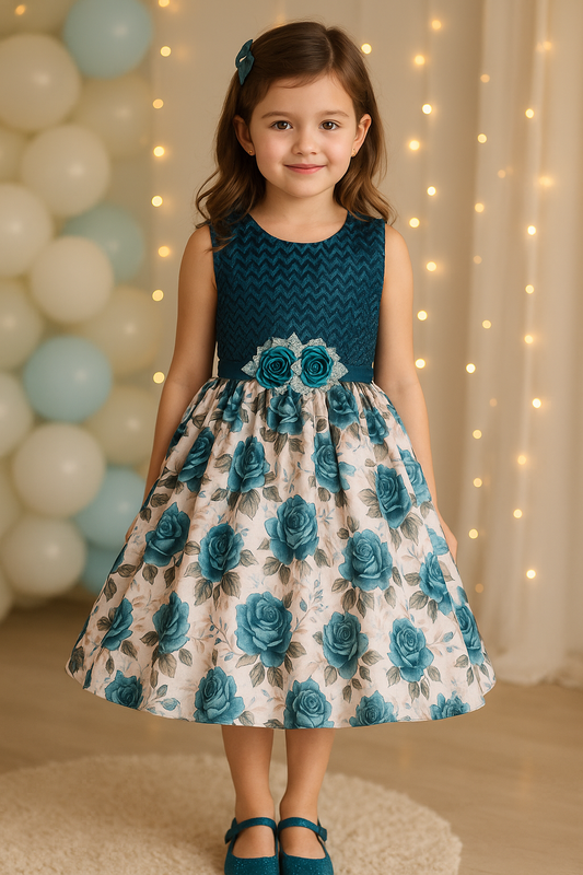 Baby Girls Party Wear Dress/Floral Dress