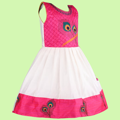 Buy Premium Onam Dress for Baby Girl Online | Girls Onam kasavu dress