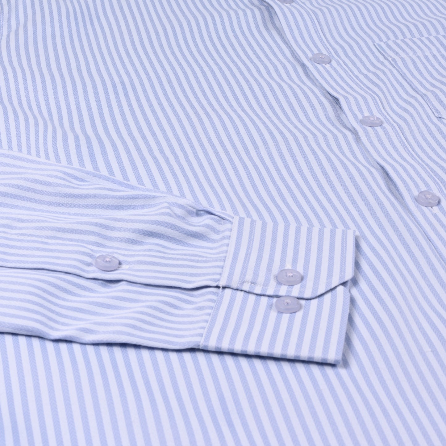 Men’s Cotton Blend Striped Shirt with Full Sleeves