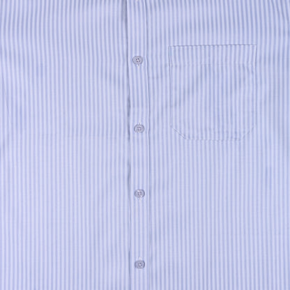 Men’s Cotton Blend Striped Shirt with Full Sleeves