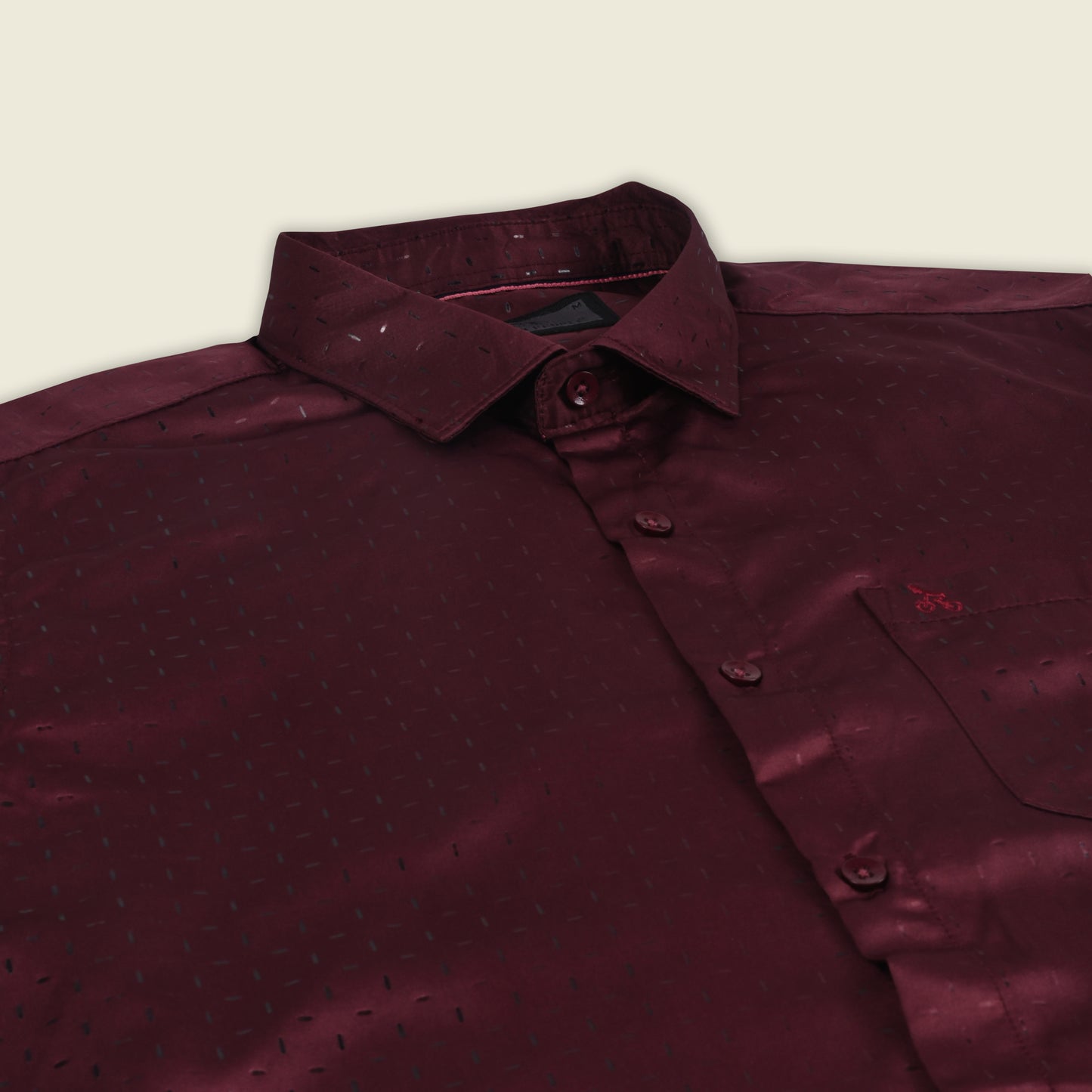 Men’s Printed Cotton Blend Shirt with Full Sleeves
