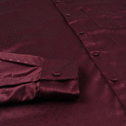 Men’s Printed Cotton Blend Shirt with Full Sleeves