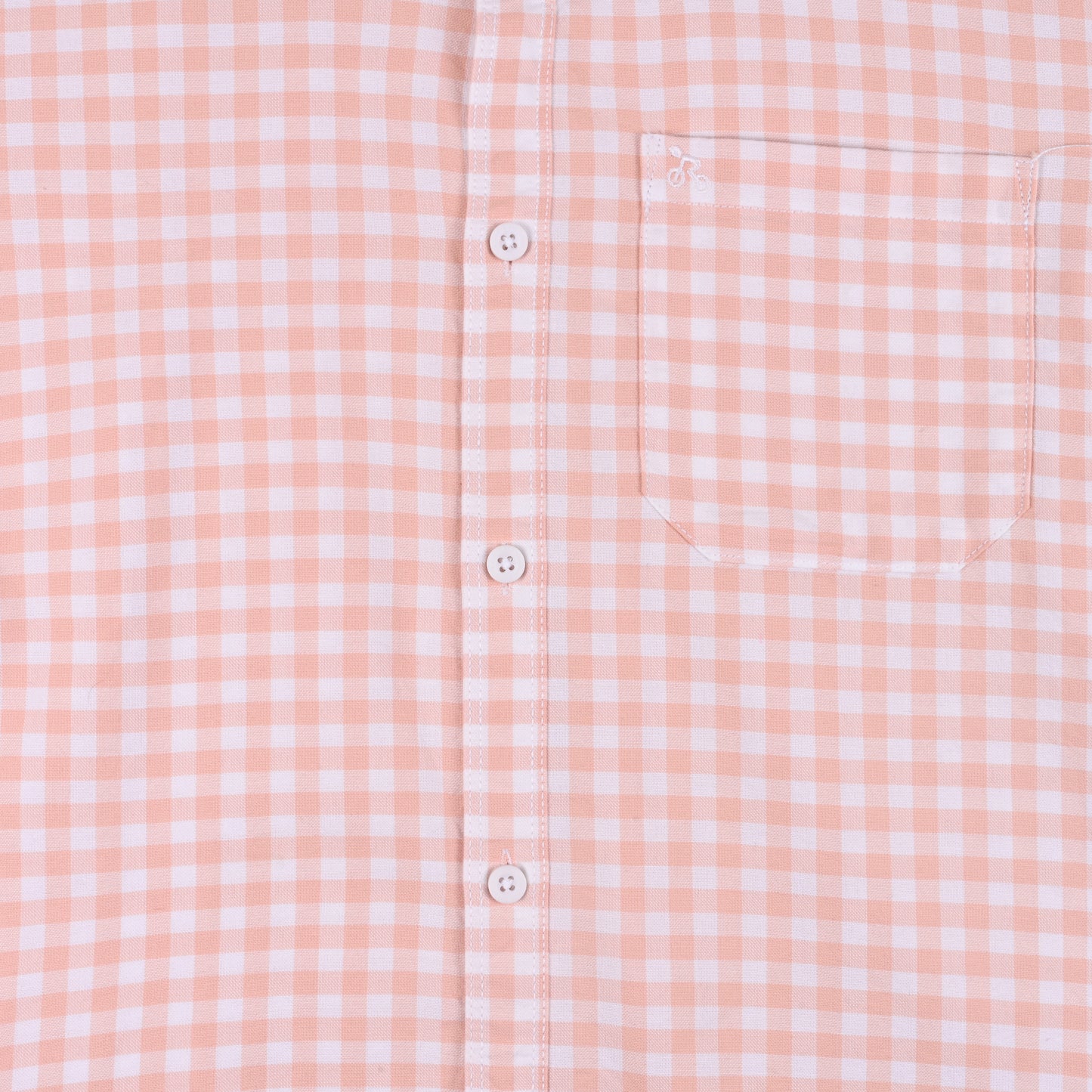 Men’s Cotton Blend Checkered Shirt with Long Sleeves