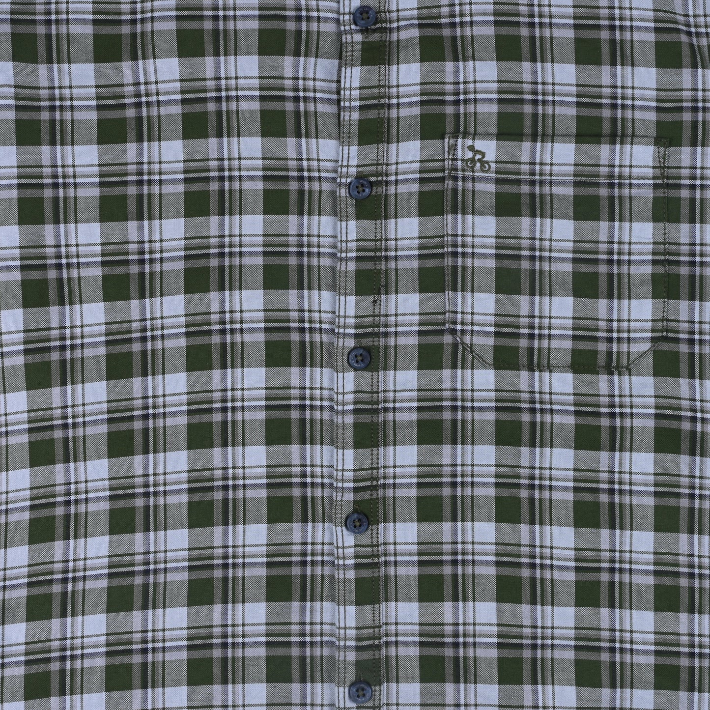 Men’s Cotton Blend Checkered Shirt with Long Sleeves