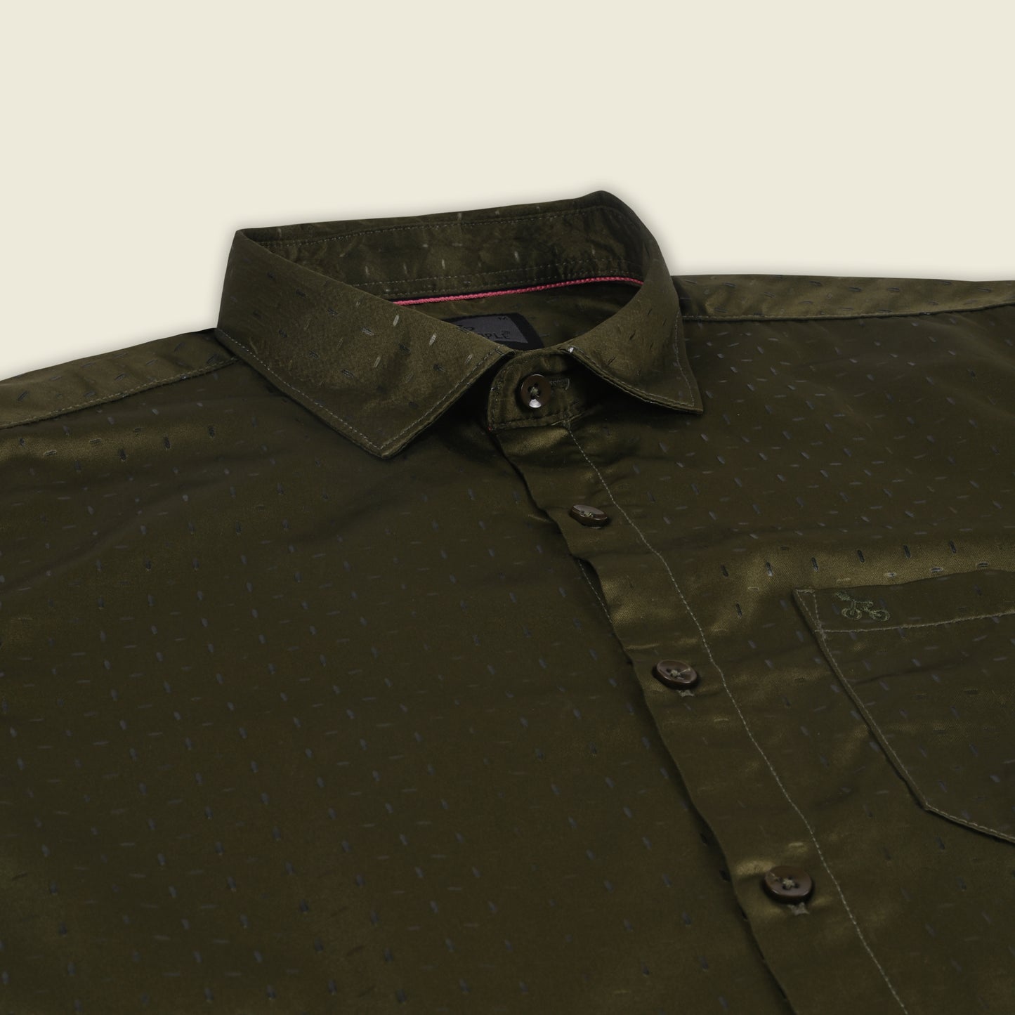 Men’s Printed Cotton Blend Shirt with Full Sleeves