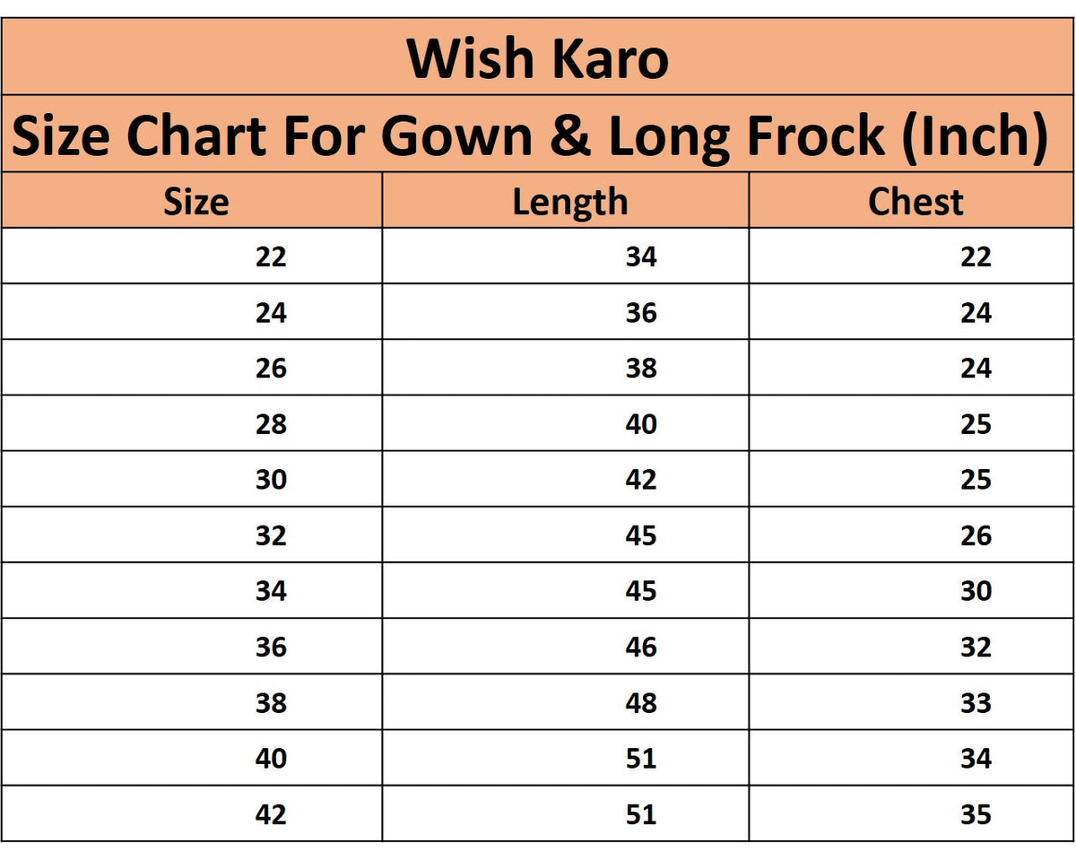 Girls Party Wear Long Dress Gown LF133pch -  Wish Karo Dresses