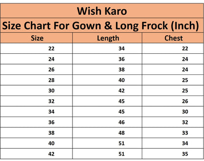Girls Party Wear Long Dress Gown LF133pch -  Wish Karo Dresses