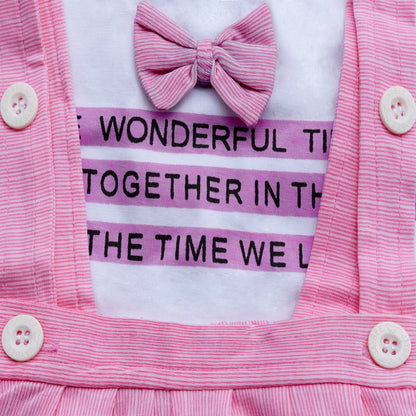 Wish Karo Kids Dungaree For Baby Boys & Baby Girs-(bt93)