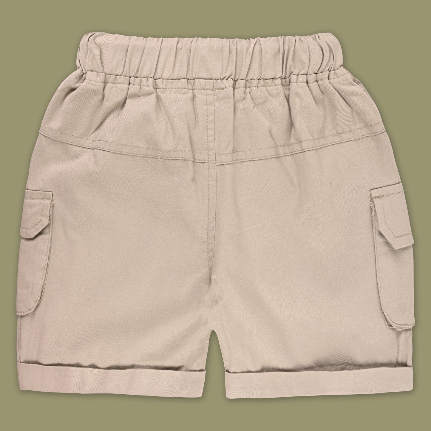 Boys Cotton Army Print Cargo Summer Shorts Combo