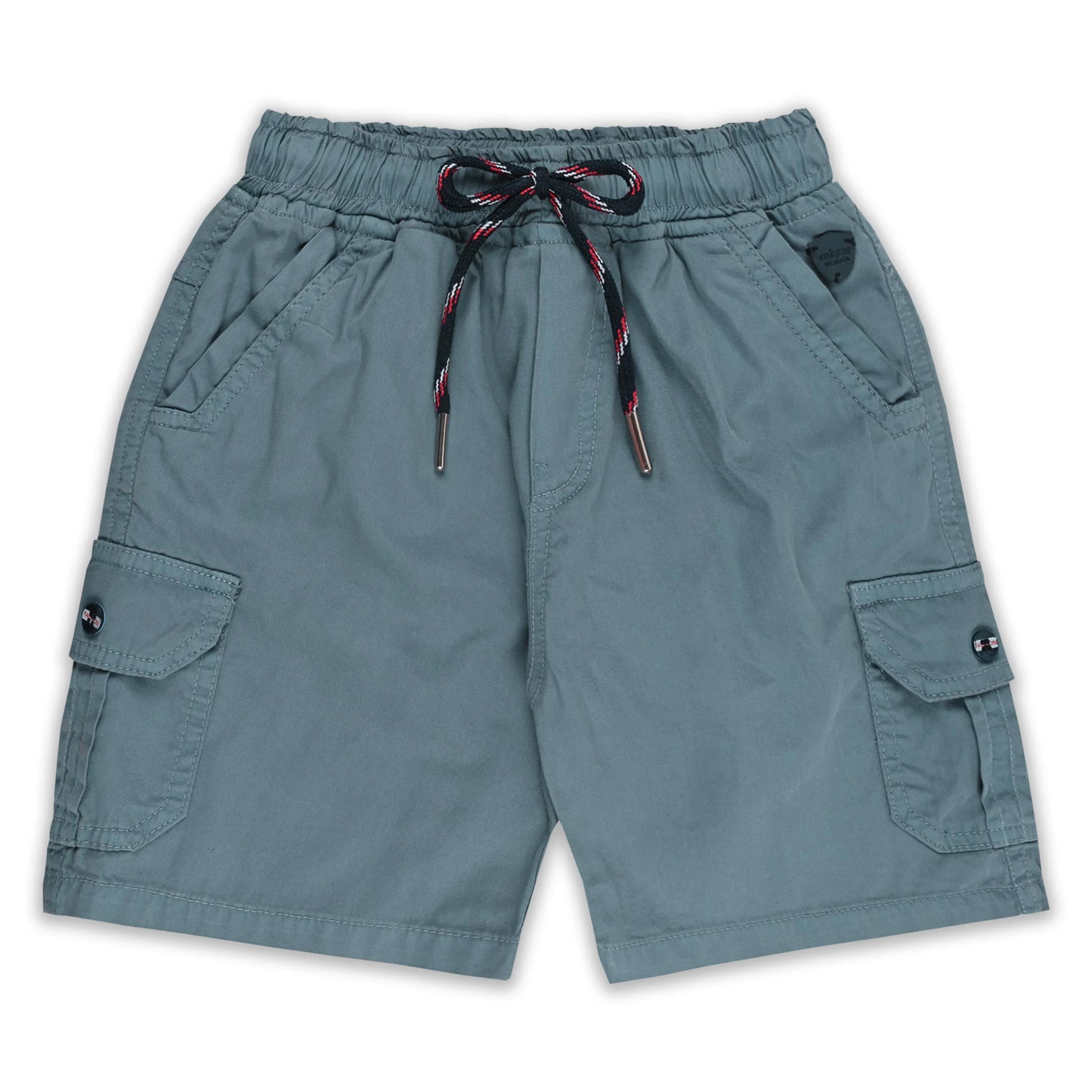 Boys Cotton Cargo Shorts Pack of 2 with Drawstring Waist | Casual Kids Summer Wear