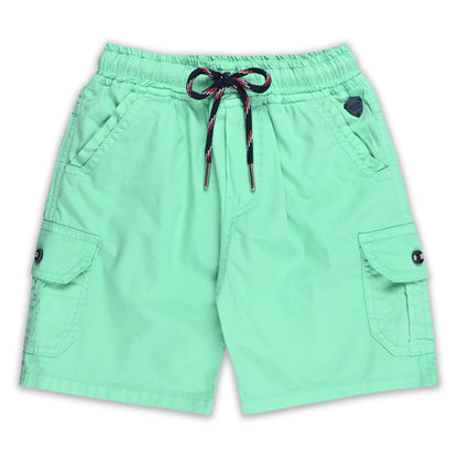 Boys Cotton Cargo Shorts Pack of 2 with Drawstring Waist | Casual Kids Summer Wear