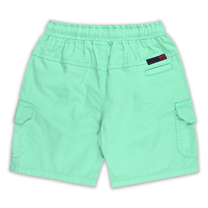 Boys Cotton Cargo Shorts Pack of 2 with Drawstring Waist | Casual Kids Summer Wear
