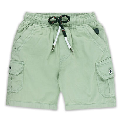 Boys Cotton Cargo Shorts Pack of 2 with Drawstring Waist | Casual Kids Summer Wear