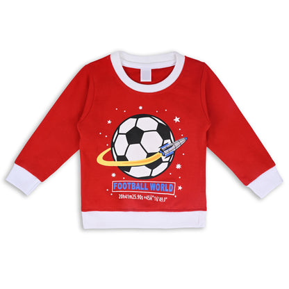 Boys Printed Sweatshirt and Jean Clothing Set