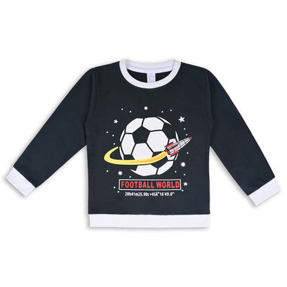 Boys Hosiery T-Shirt & Denim Cargo Jeans Set – Football World Print