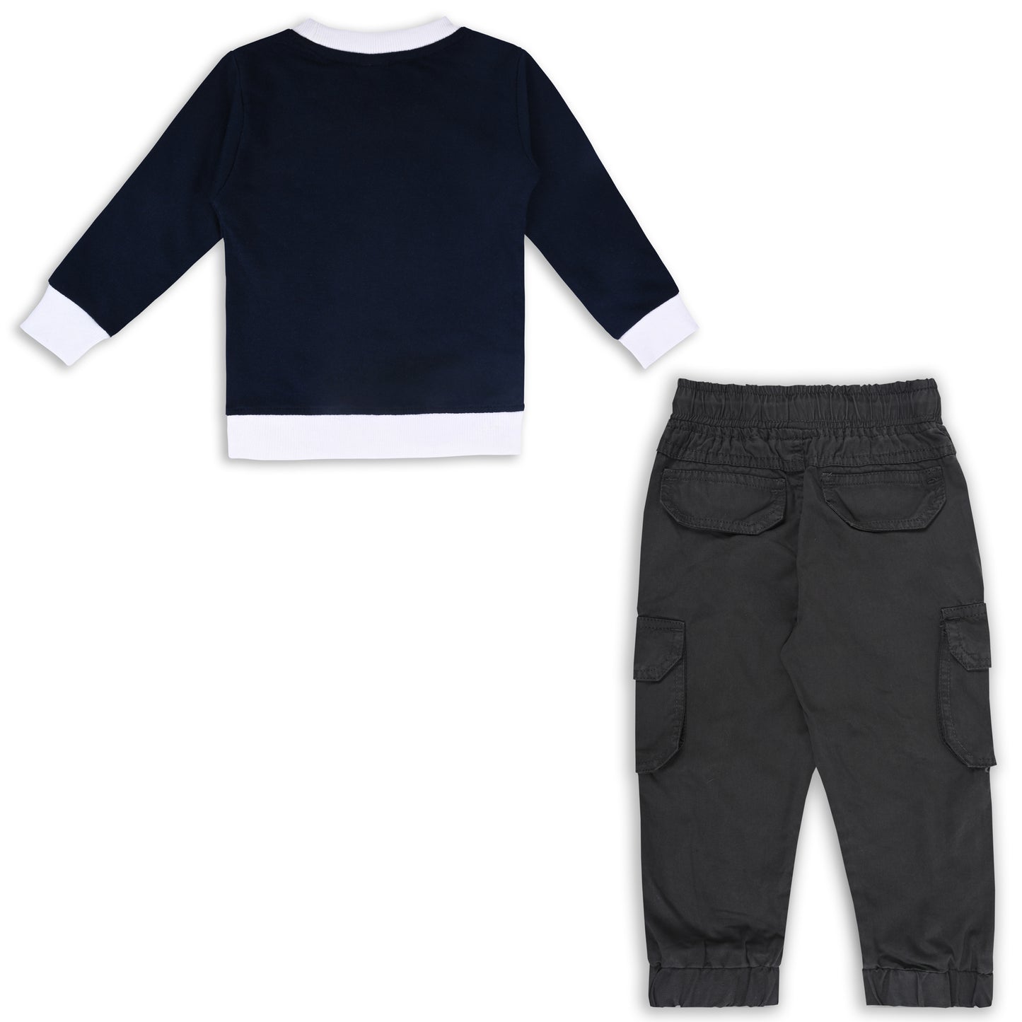 Boys Hosiery T-Shirt & Denim Cargo Jeans Set – Football World Print