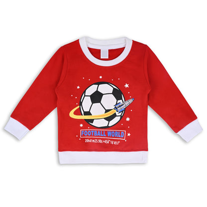 Boys Hosiery T-Shirt & Denim Cargo Jeans Set – Football World Print