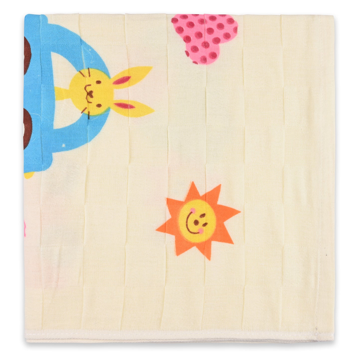 Kids Cream Cotton Baby Towels