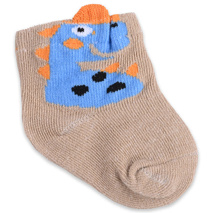 Set of 3 Infants Cartoon Cotton Socks