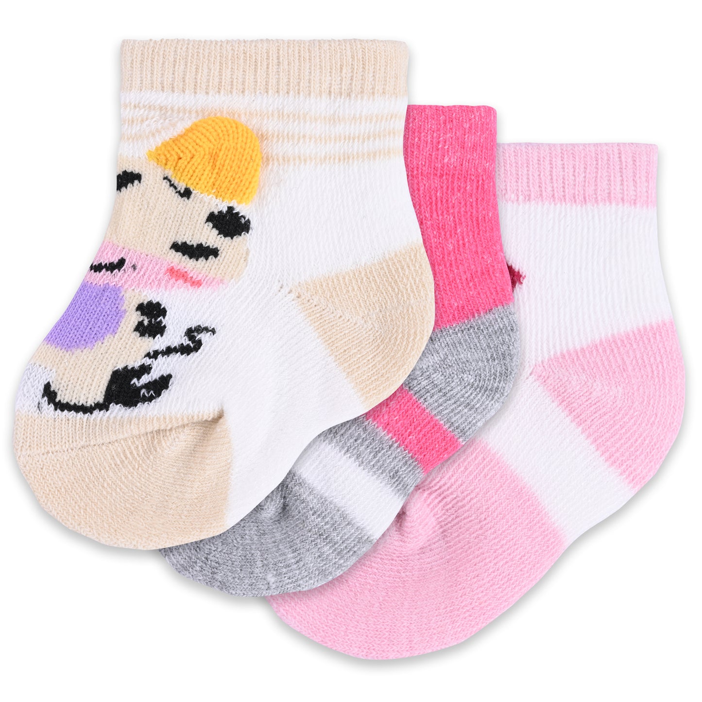 Infants Cartoon Pattern Cotton Ankle-Length Socks