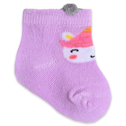 Set of 3 Infants Cartoon Cotton Socks