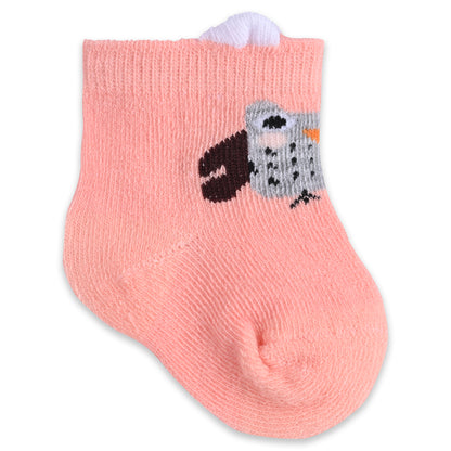 Set of 3 Infants Cartoon Cotton Socks