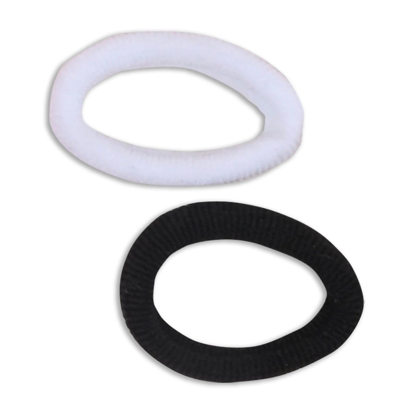 Mermaid Theme Kids Hair Accessories Set – Multicolor Rubber Bands & Hair Ties with Zip Pouch (Girls)