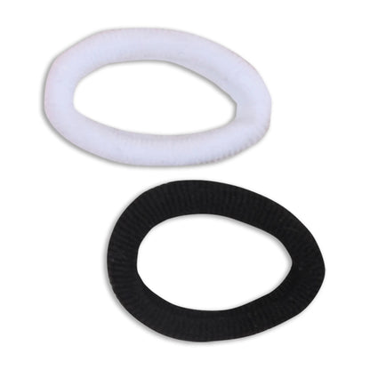 Mermaid Theme Kids Hair Accessories Set – Multicolor Rubber Bands & Hair Ties with Zip Pouch (Girls)