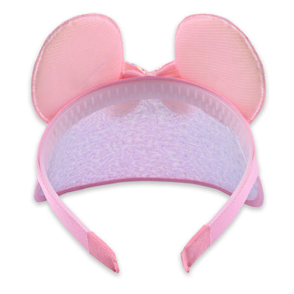 Baby Girls Minnie Bow with Sun Visor/ Cap Style Headband