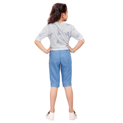 Girls Cotton Denim Jeans